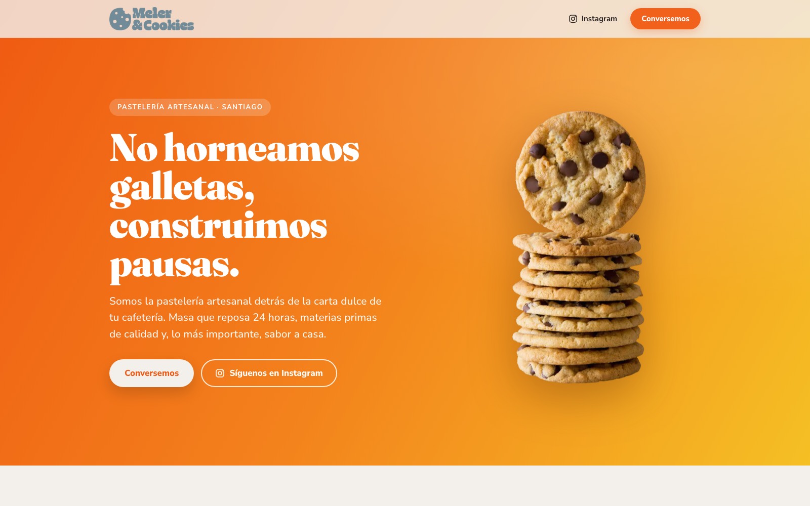 Captura de Meler & Cookies